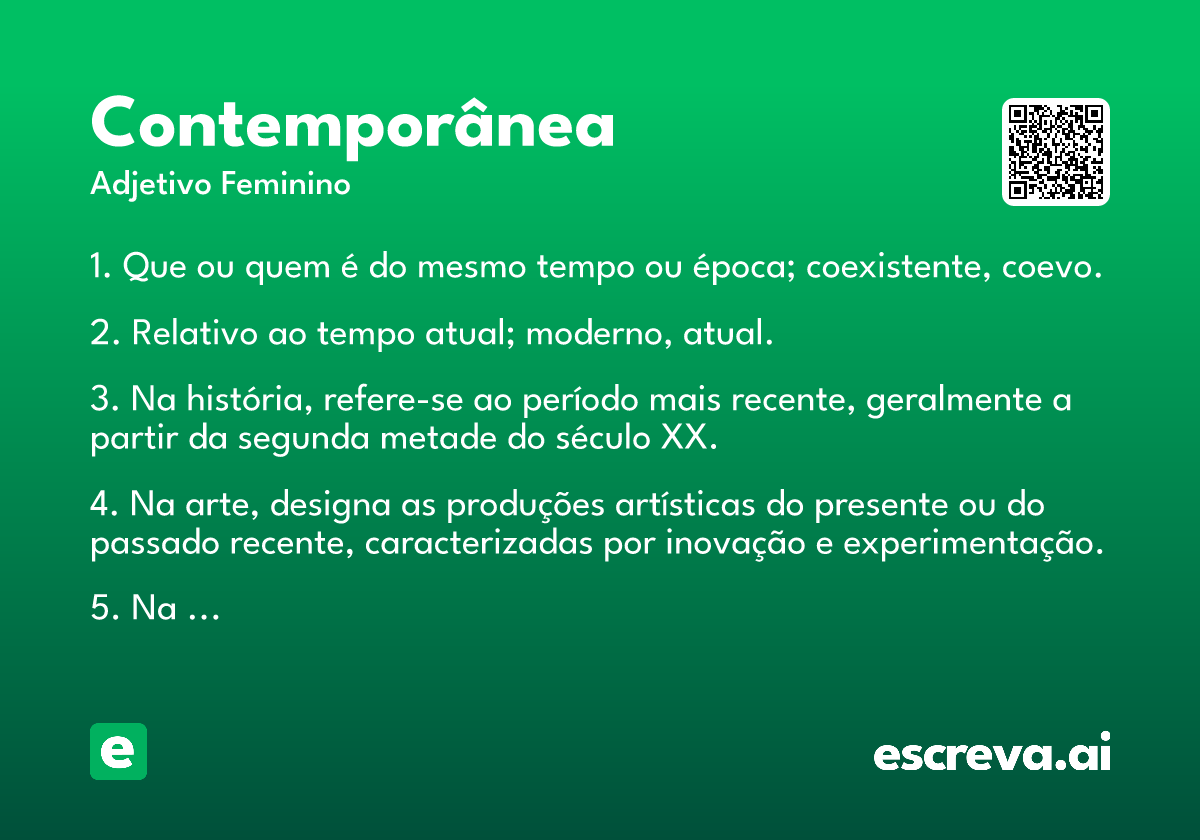 contemporânea