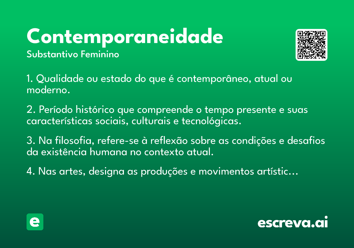 contemporaneidade