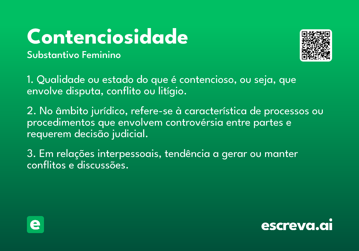 contenciosidade