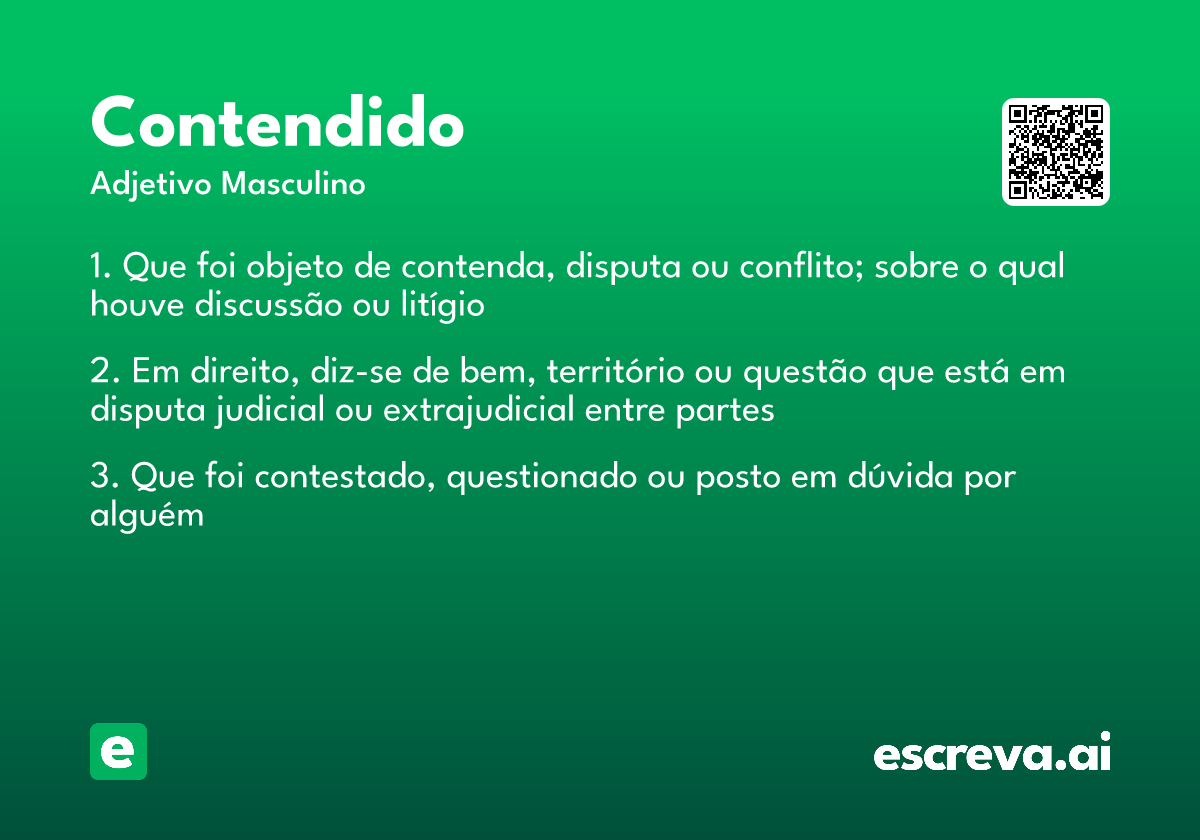 contendido