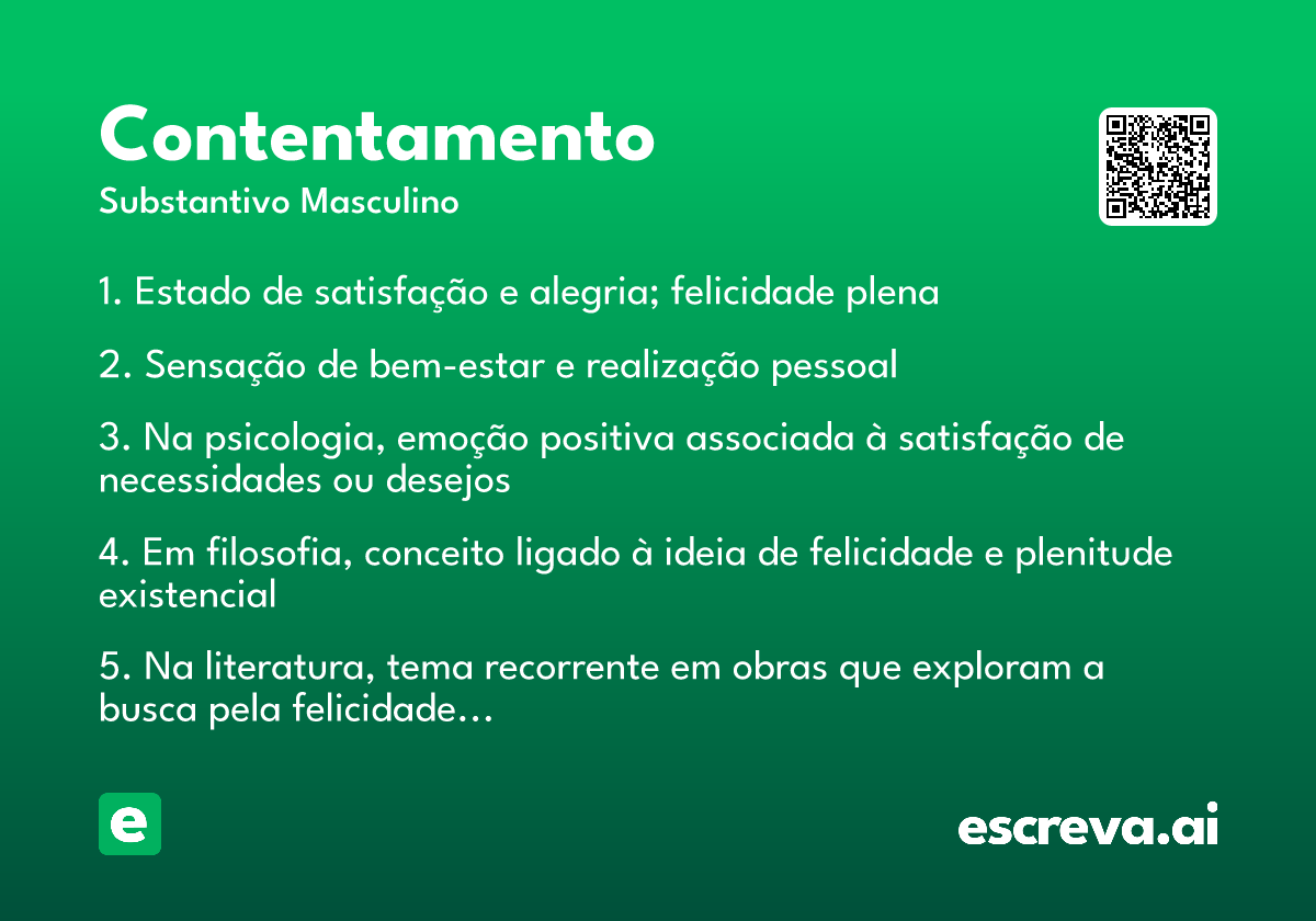 contentamento