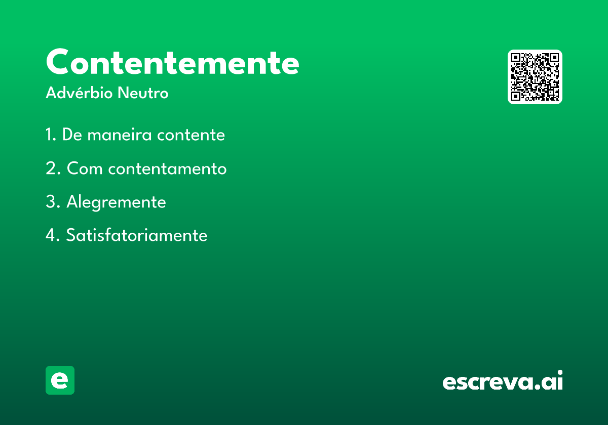 contentemente