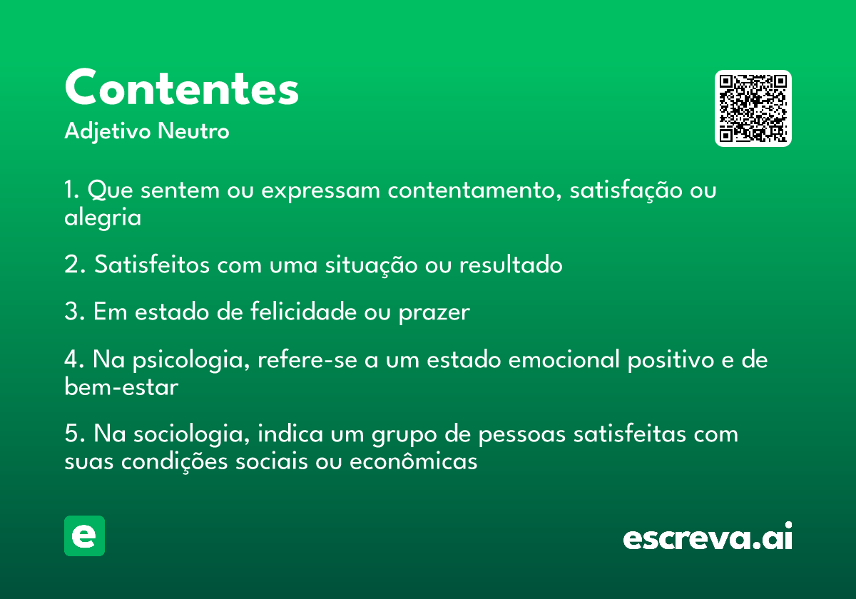 contentes
