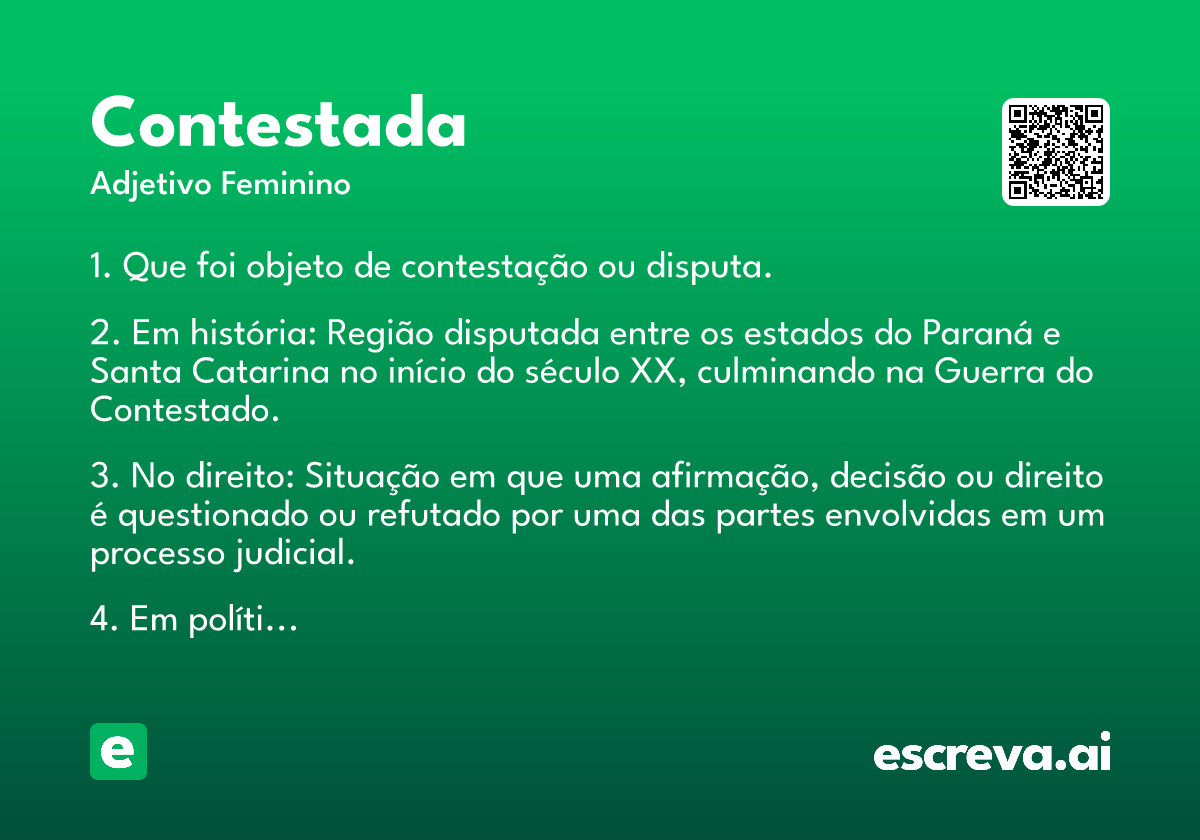 contestada