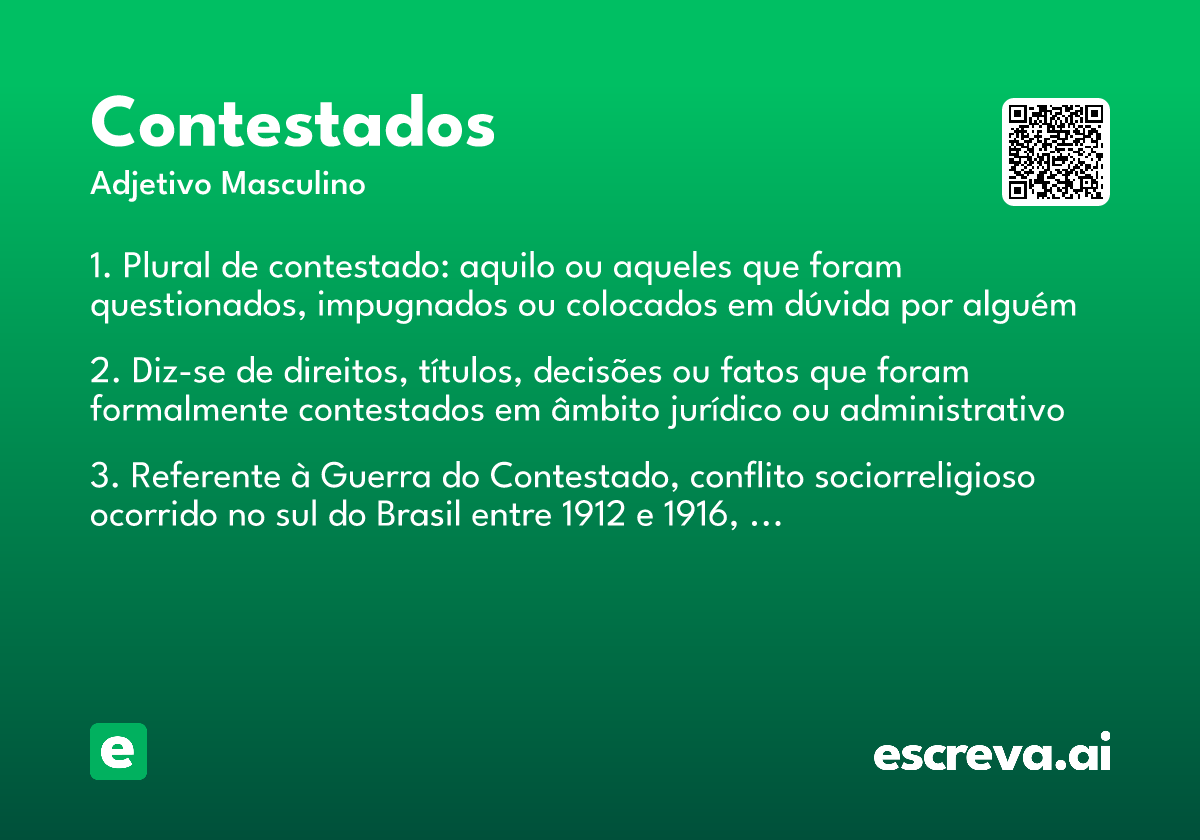 contestados