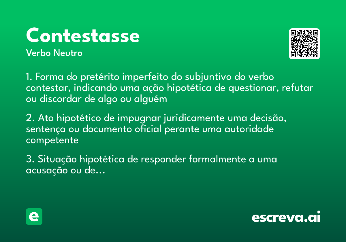 contestasse