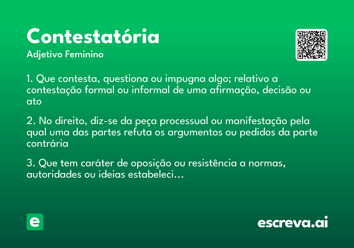 contestatória