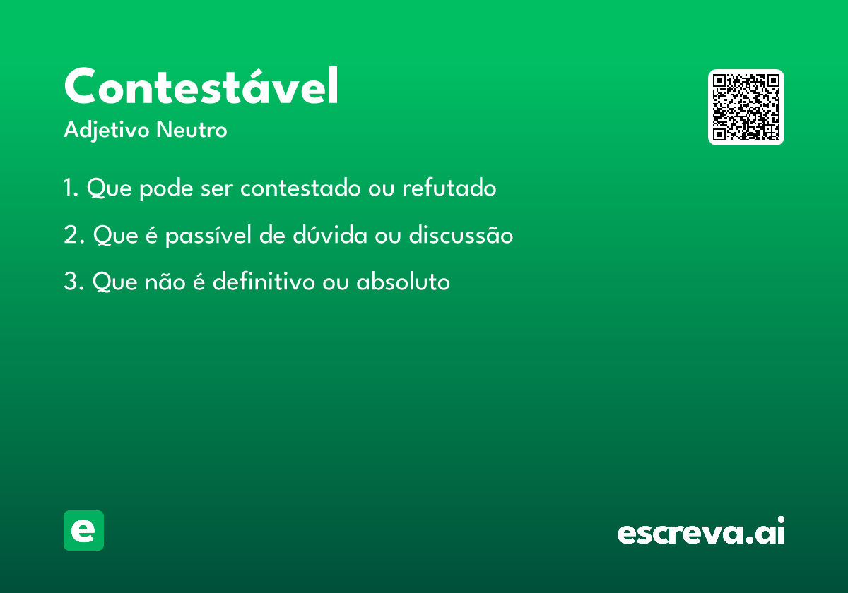 contestável