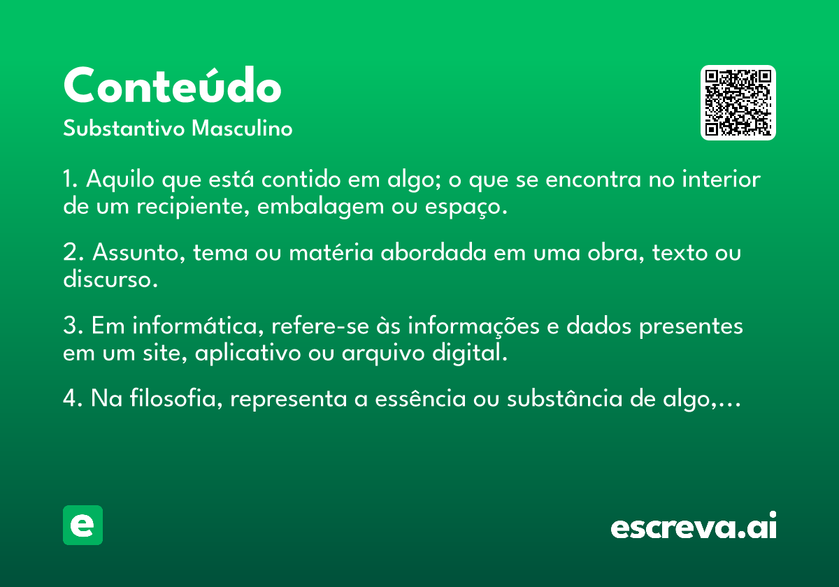 conteúdo