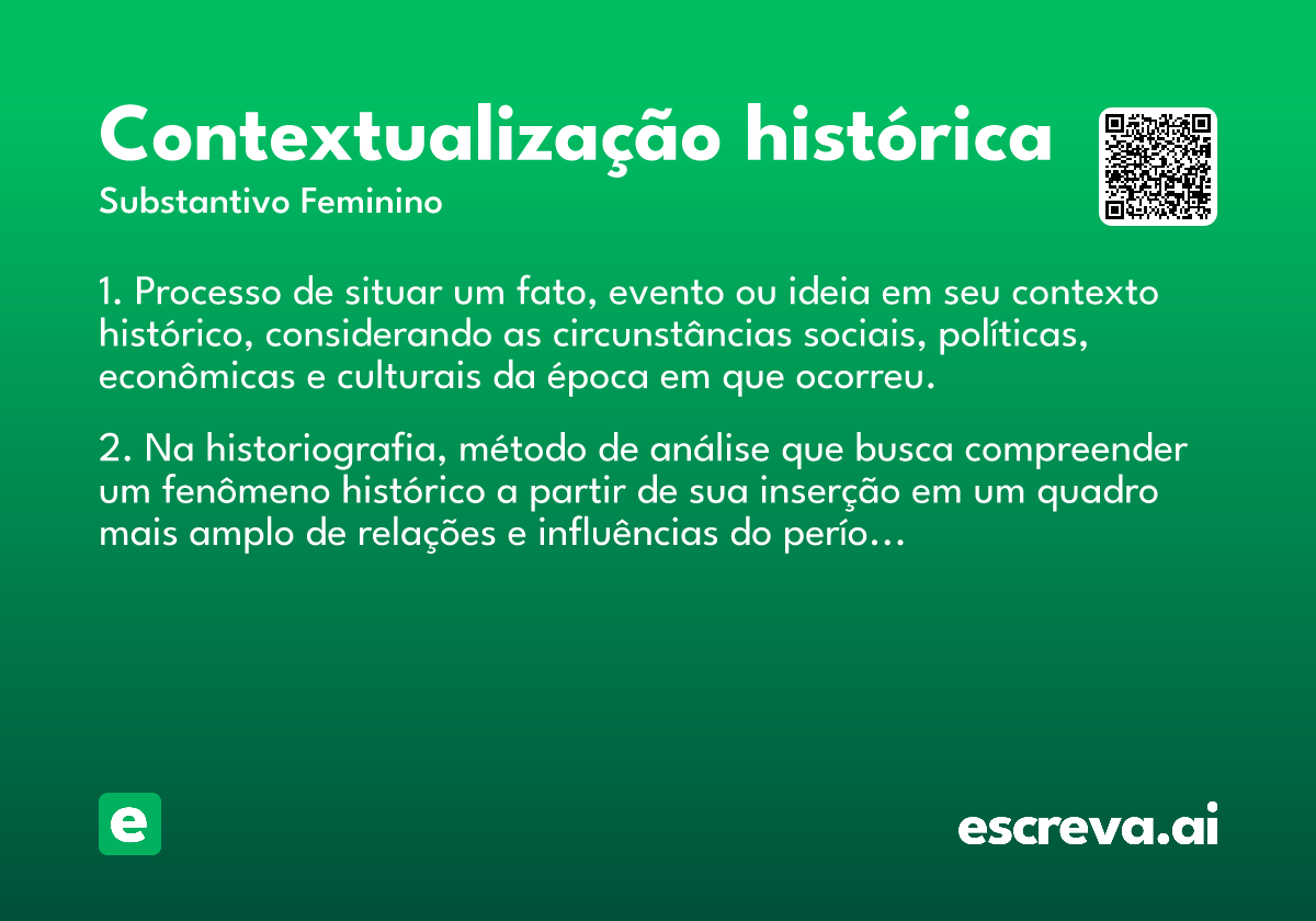 contextualização histórica