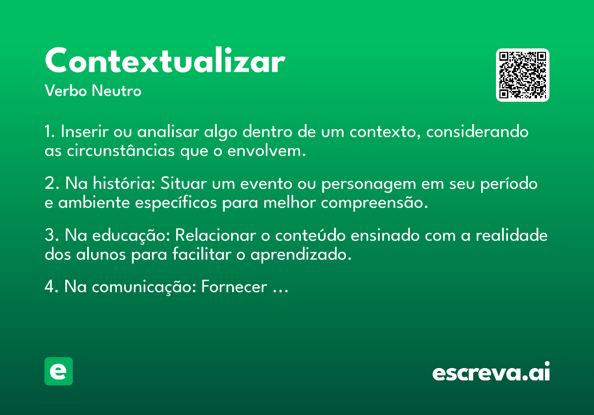 contextualizar