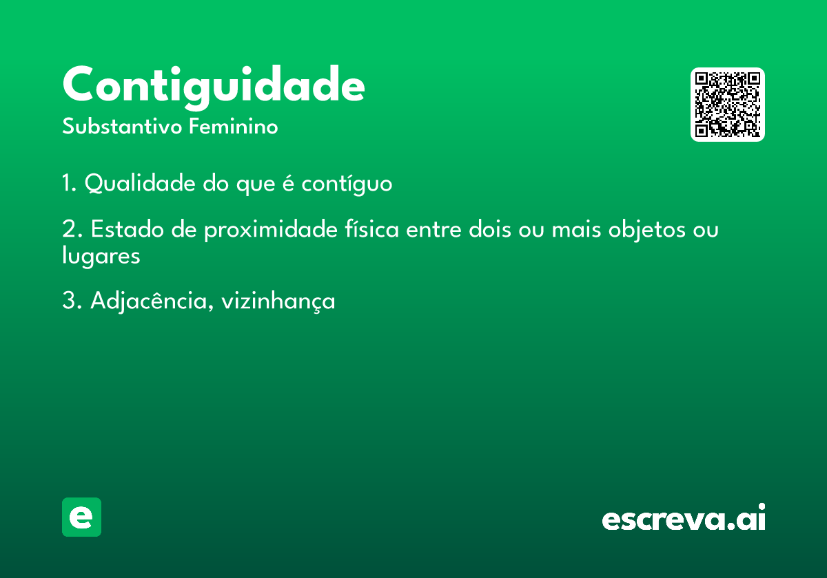 contiguidade