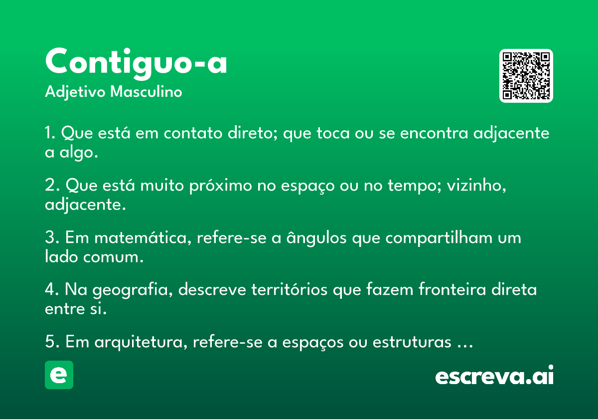 contiguo-a