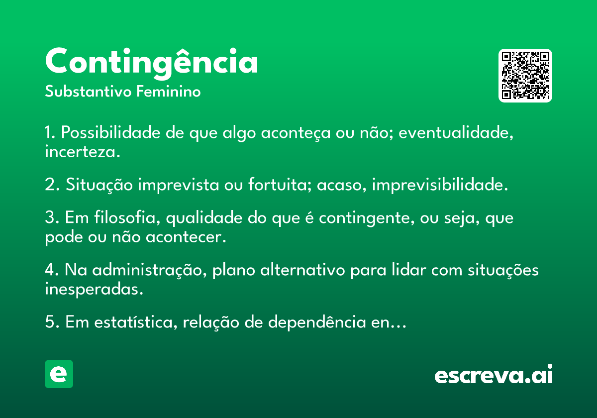contingência