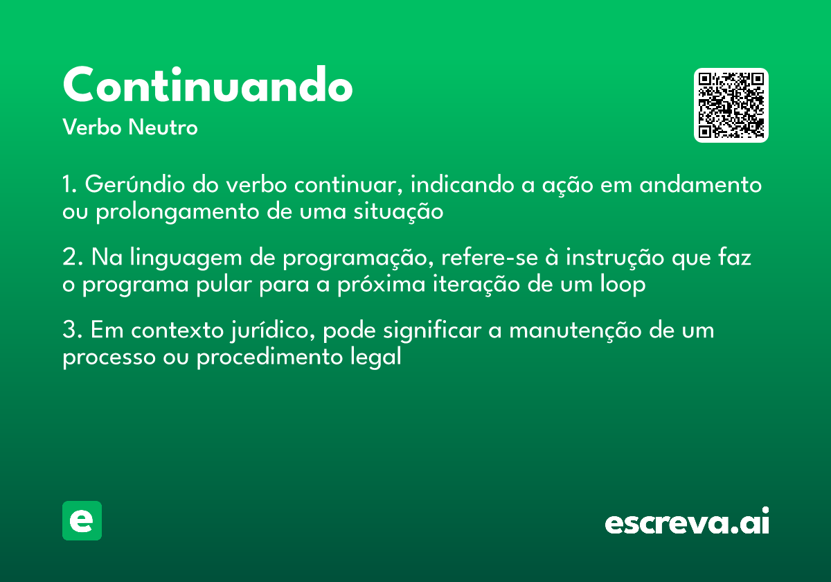 continuando