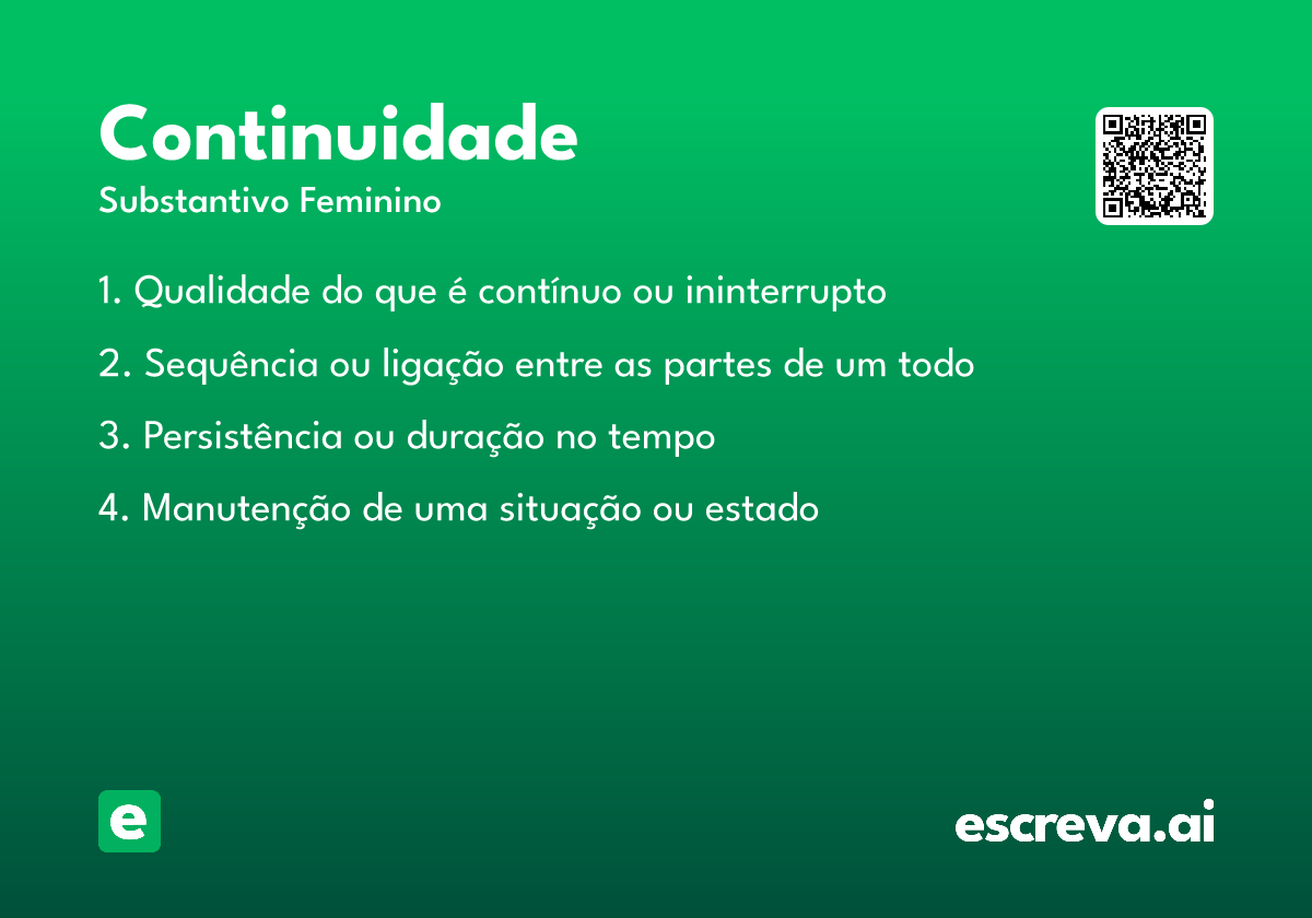 continuidade