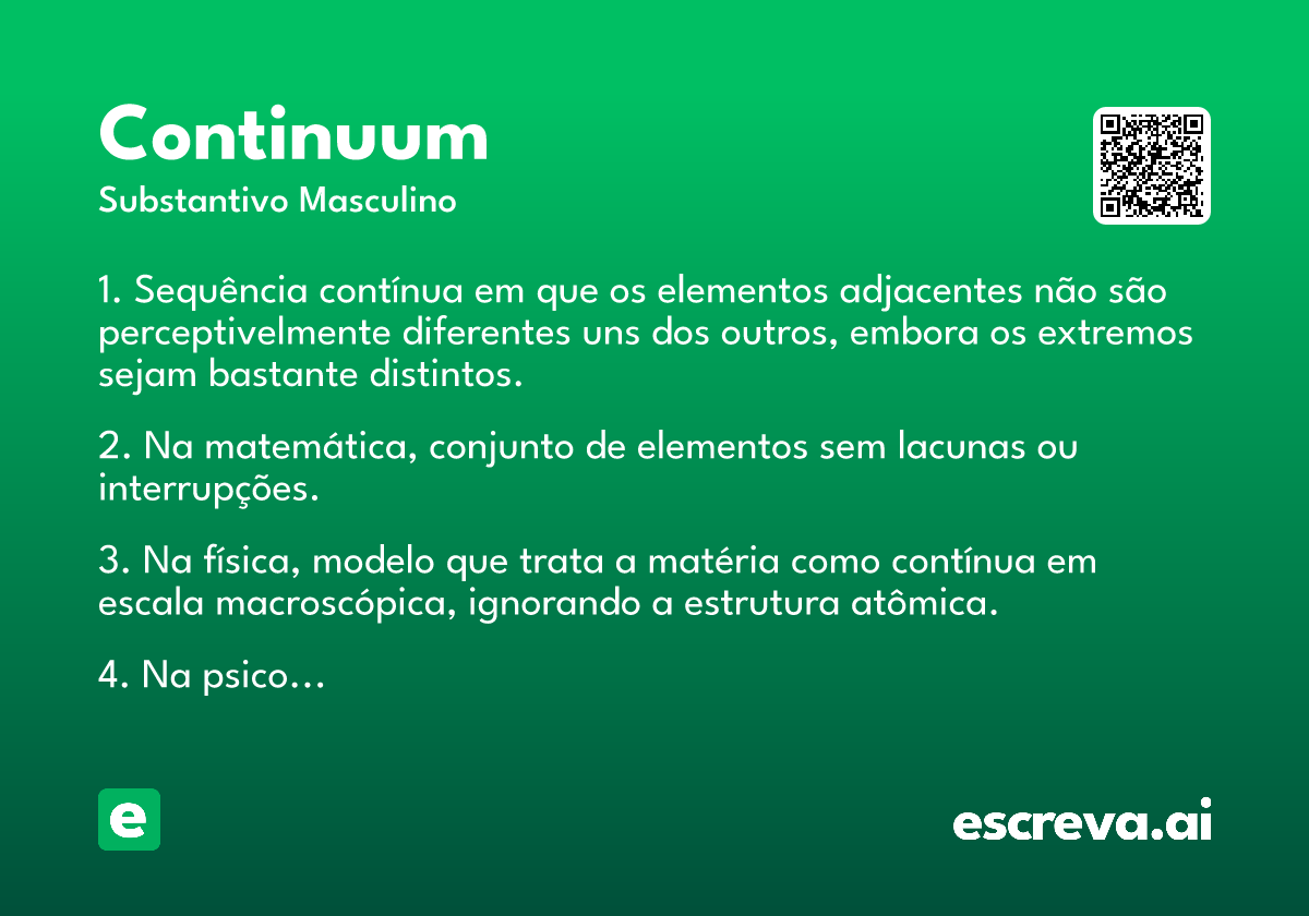 continuum