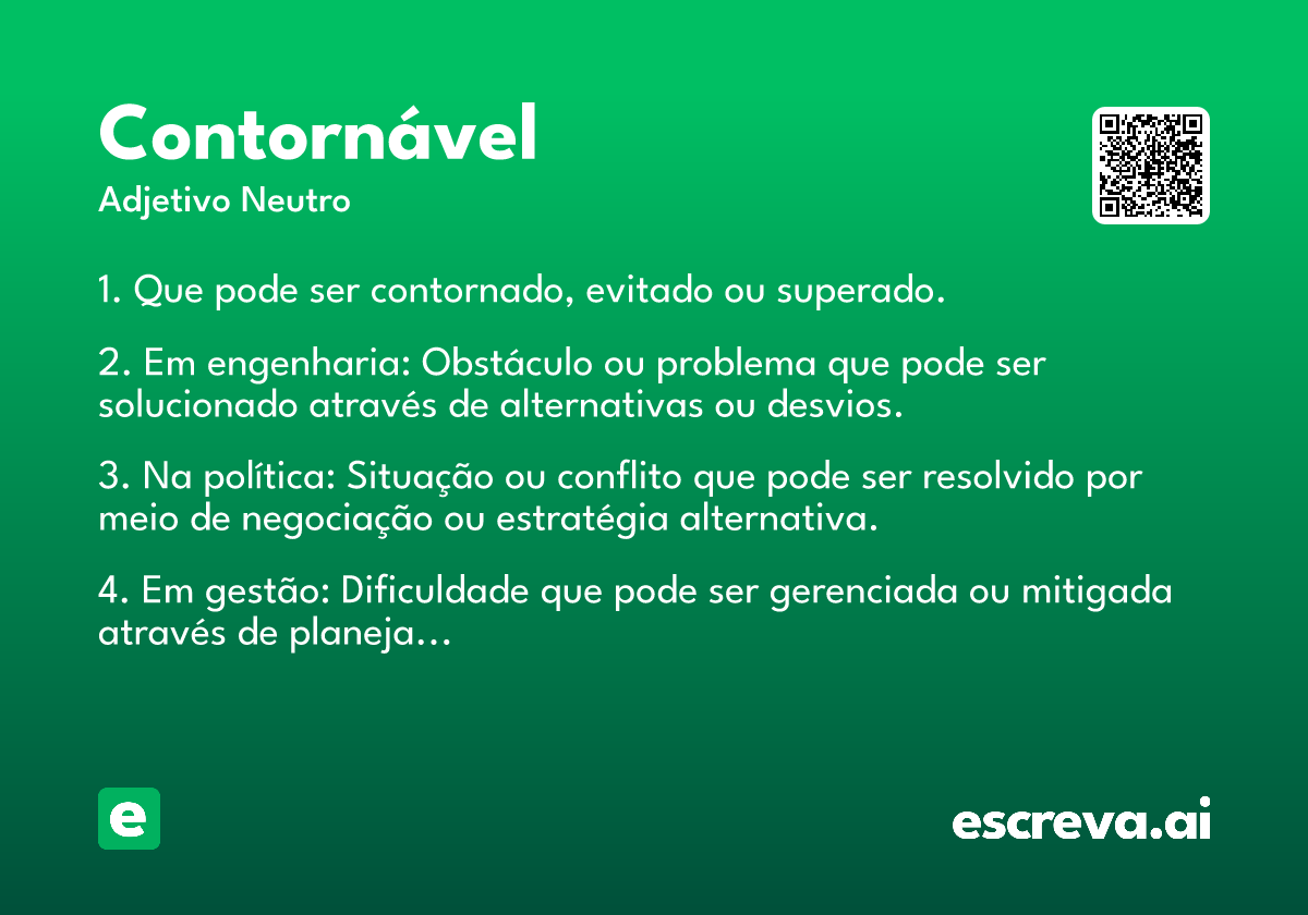 contornável
