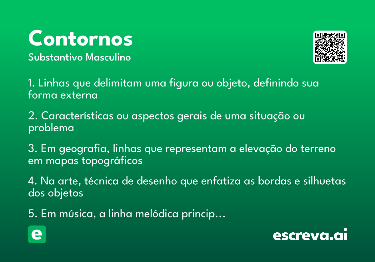 contornos