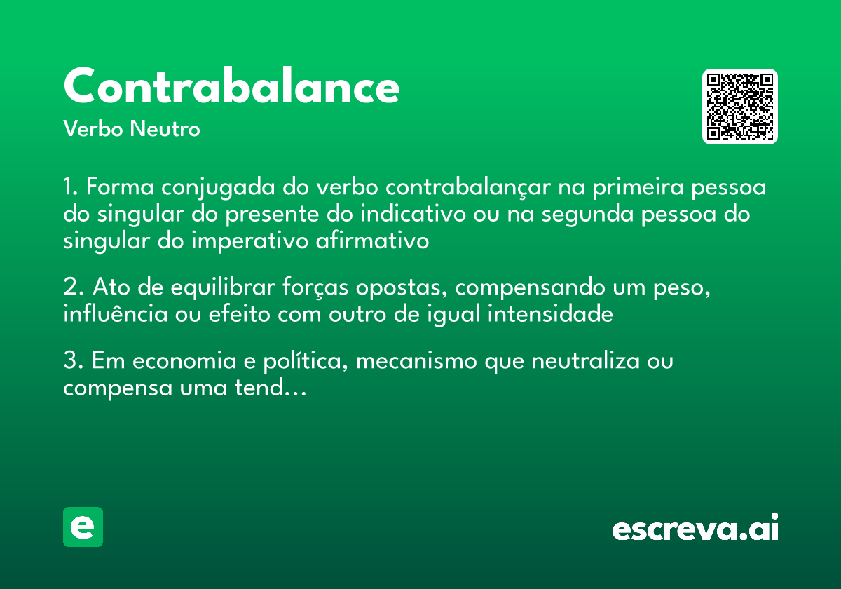 contrabalance