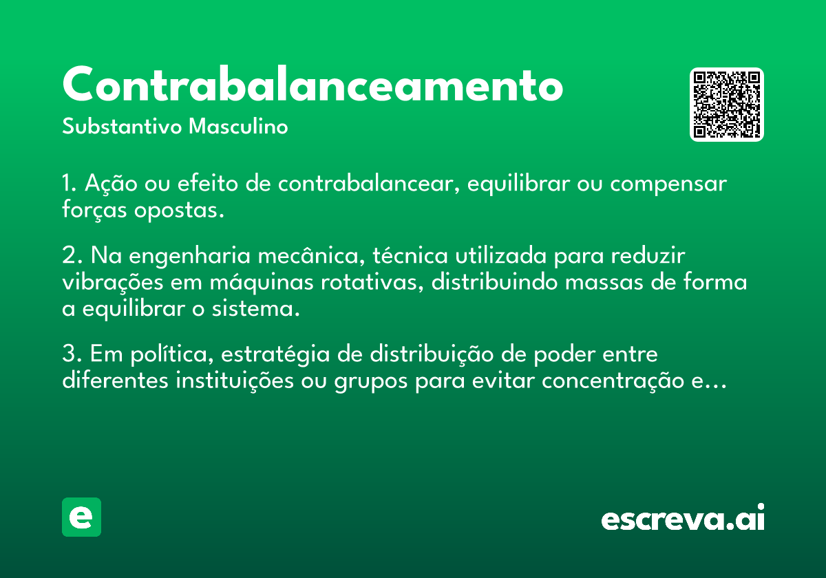 contrabalanceamento