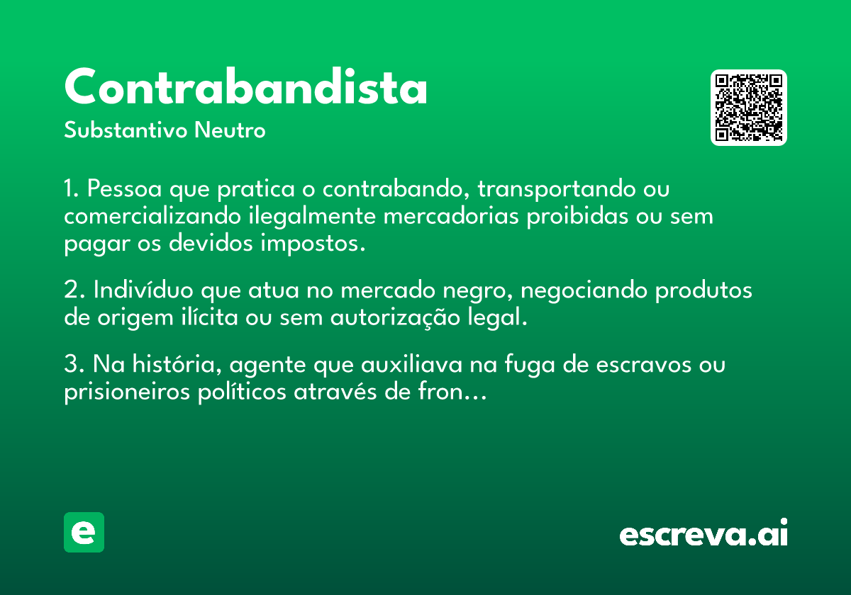 contrabandista