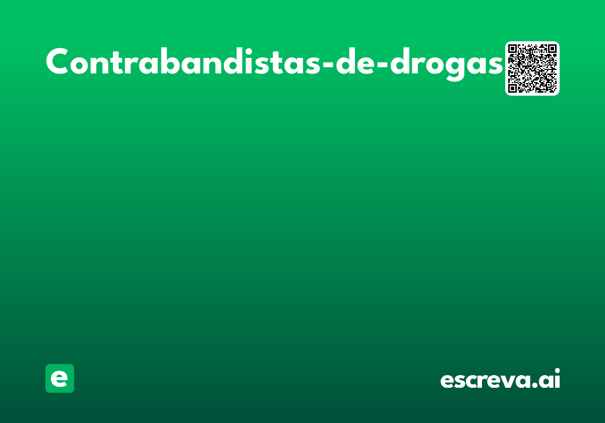 contrabandistas-de-drogas