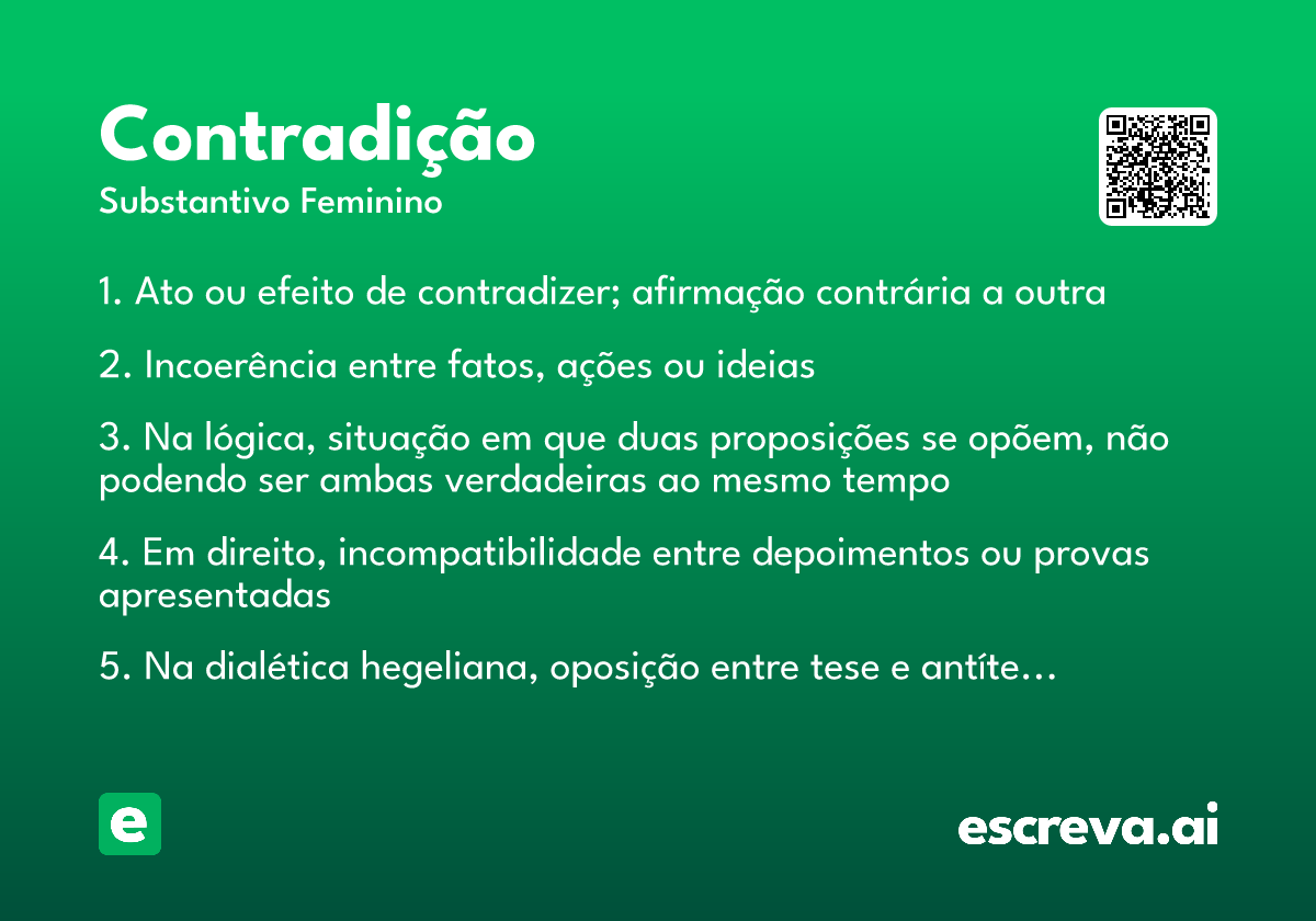 contradição