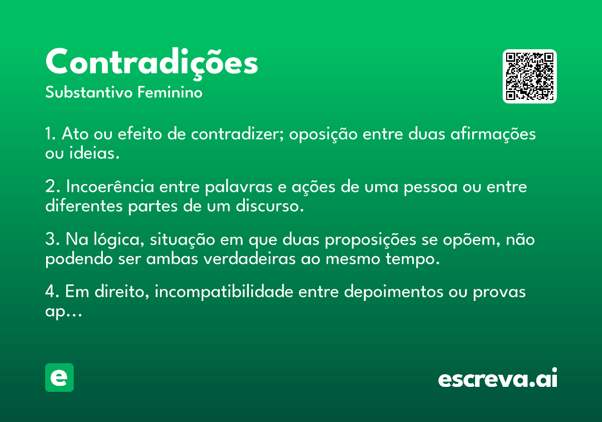 contradições