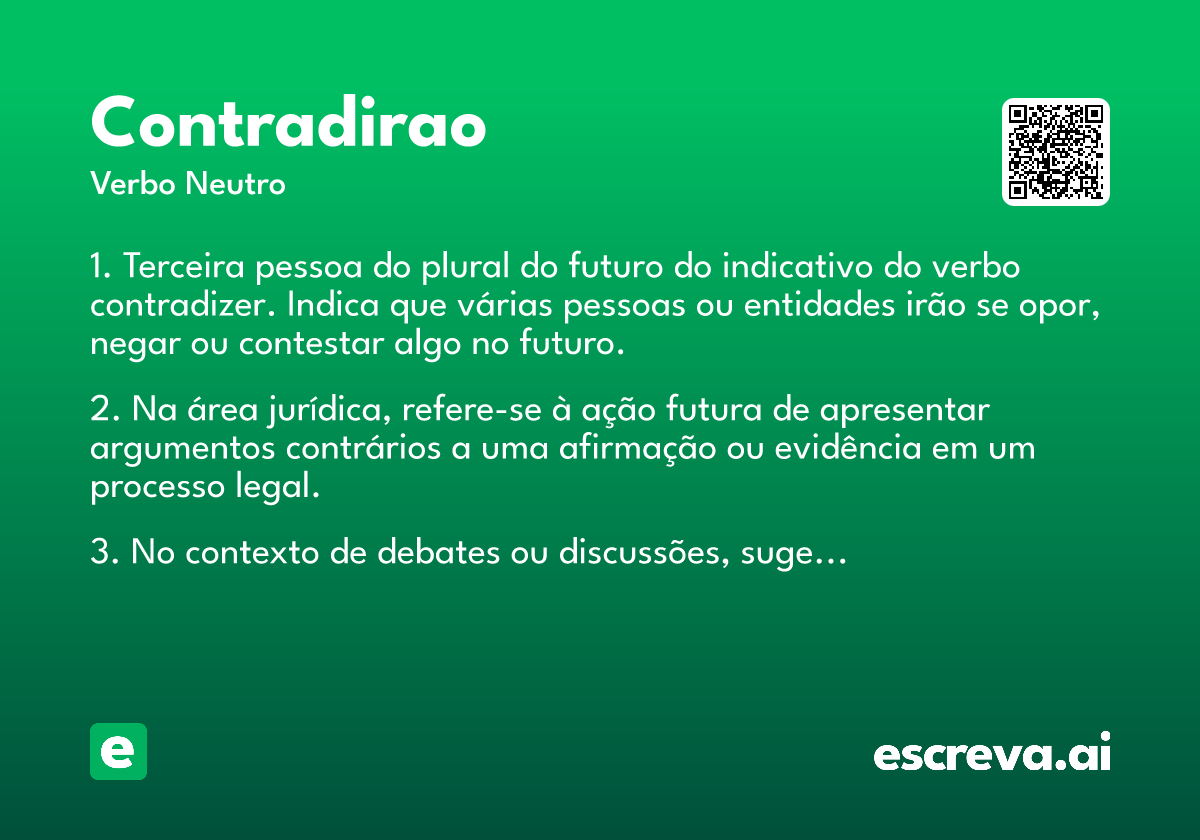 contradirao