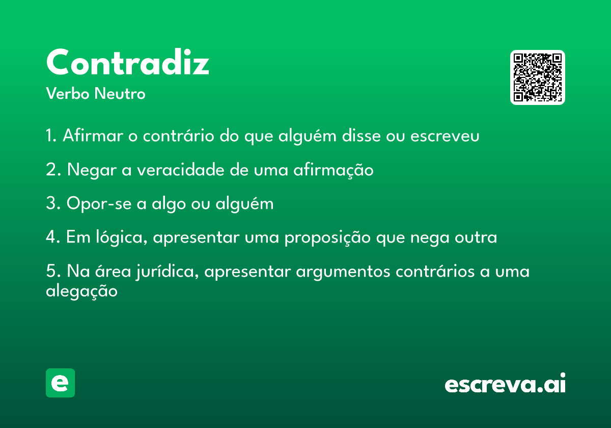 contradiz