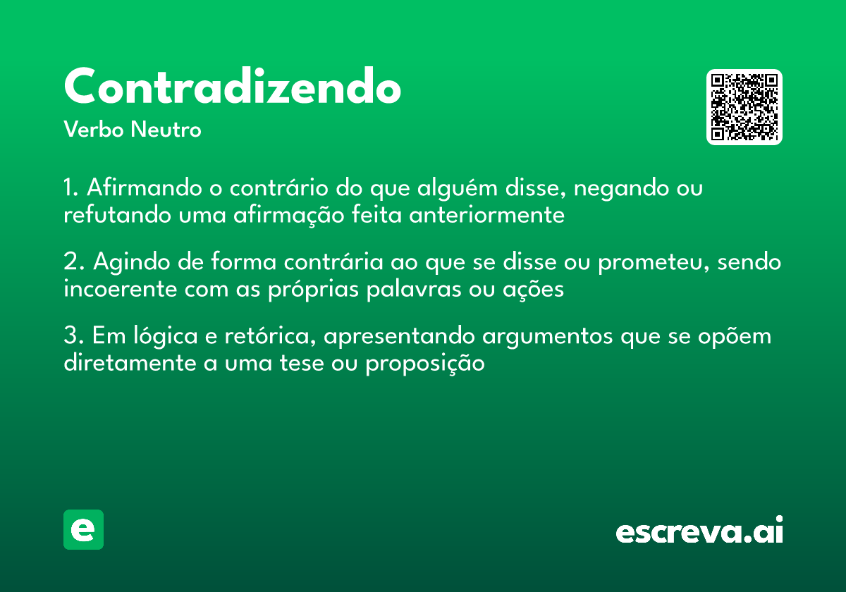 contradizendo