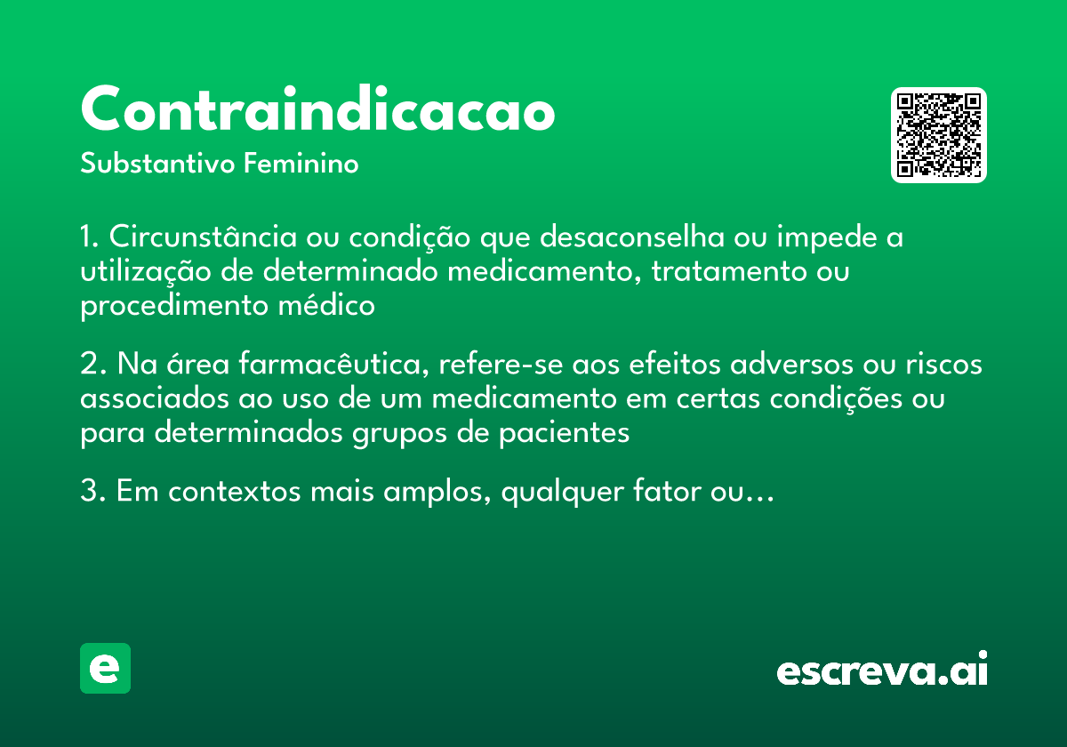contraindicacao