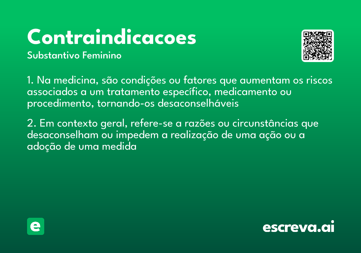 contraindicacoes