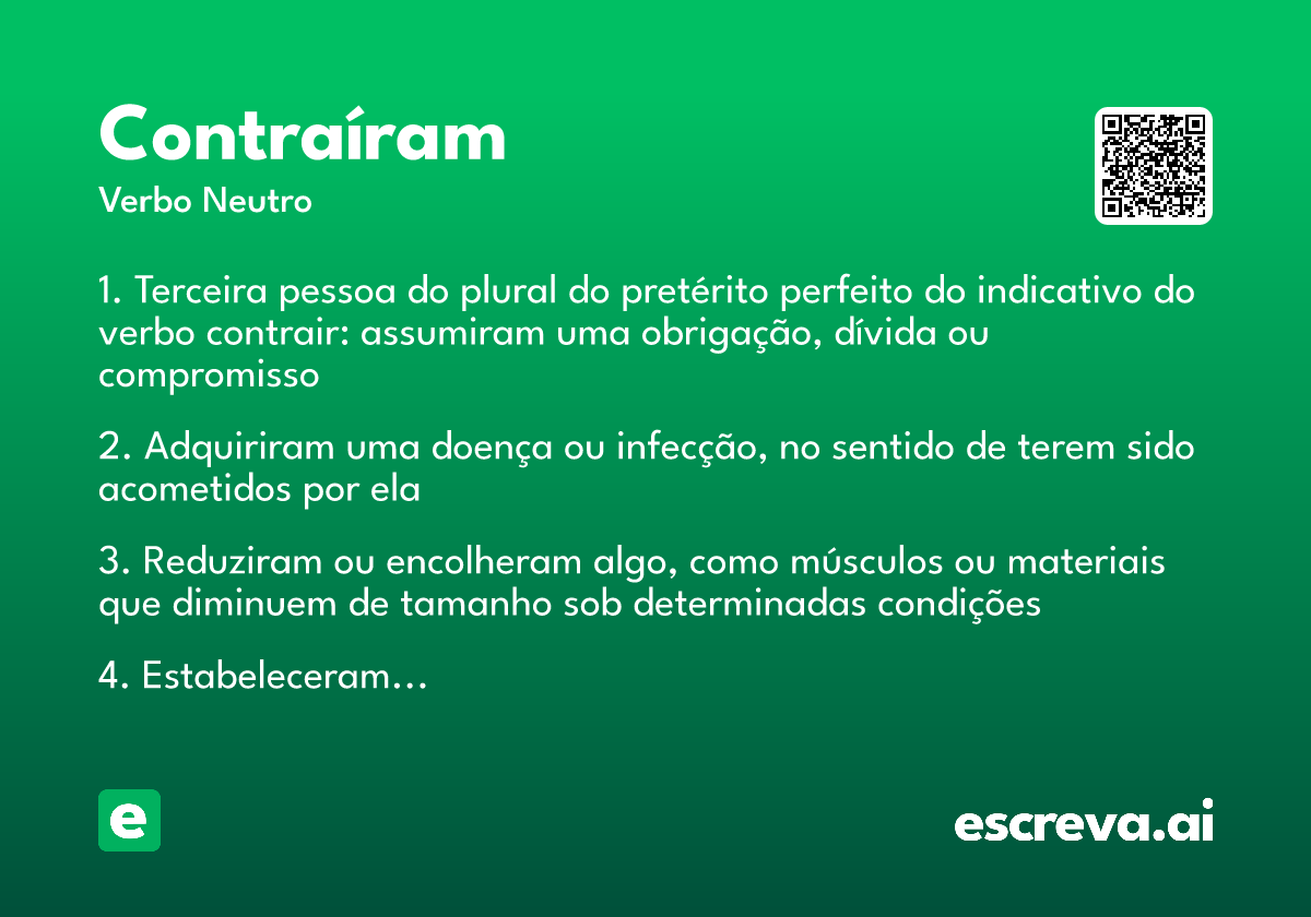 contraíram