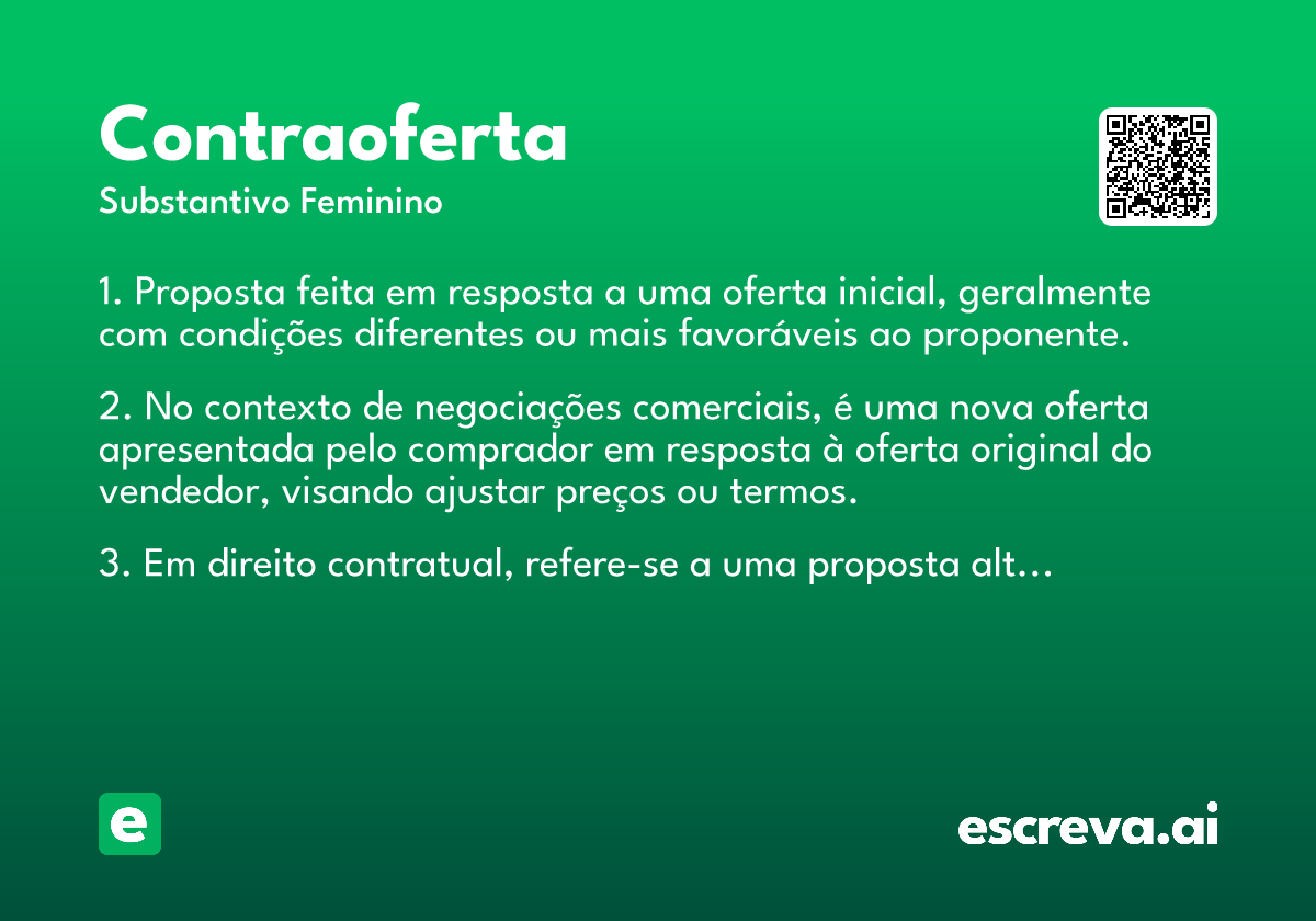 contraoferta