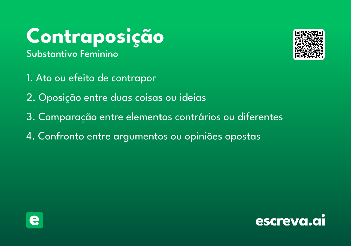 contraposição