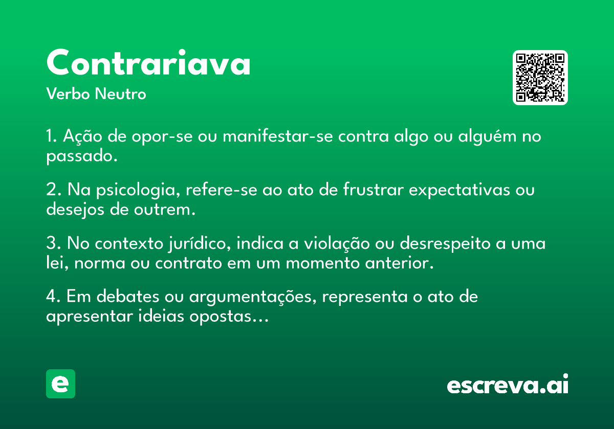 contrariava