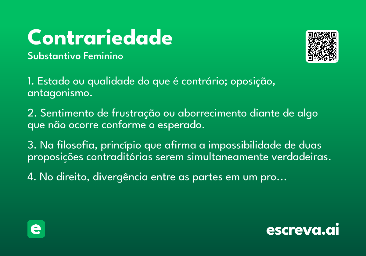 contrariedade