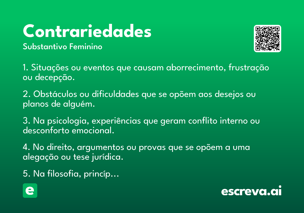 contrariedades