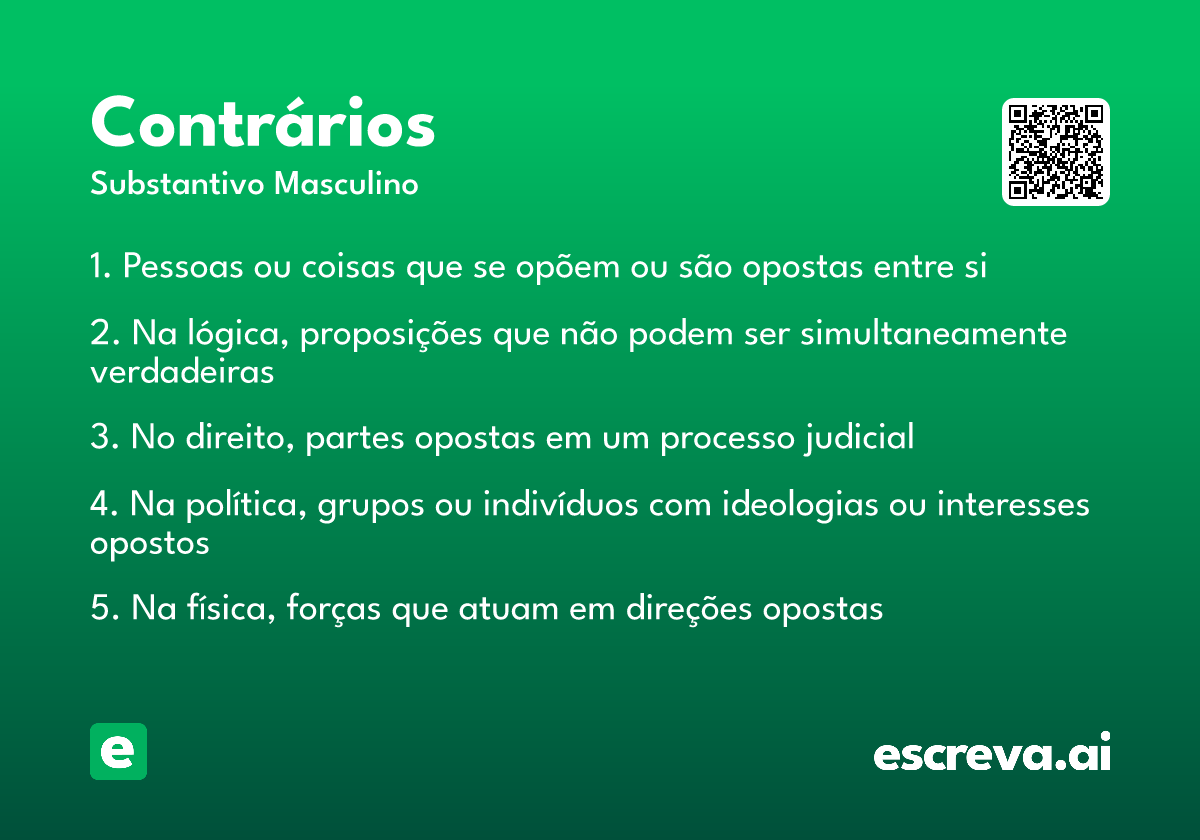 contrários