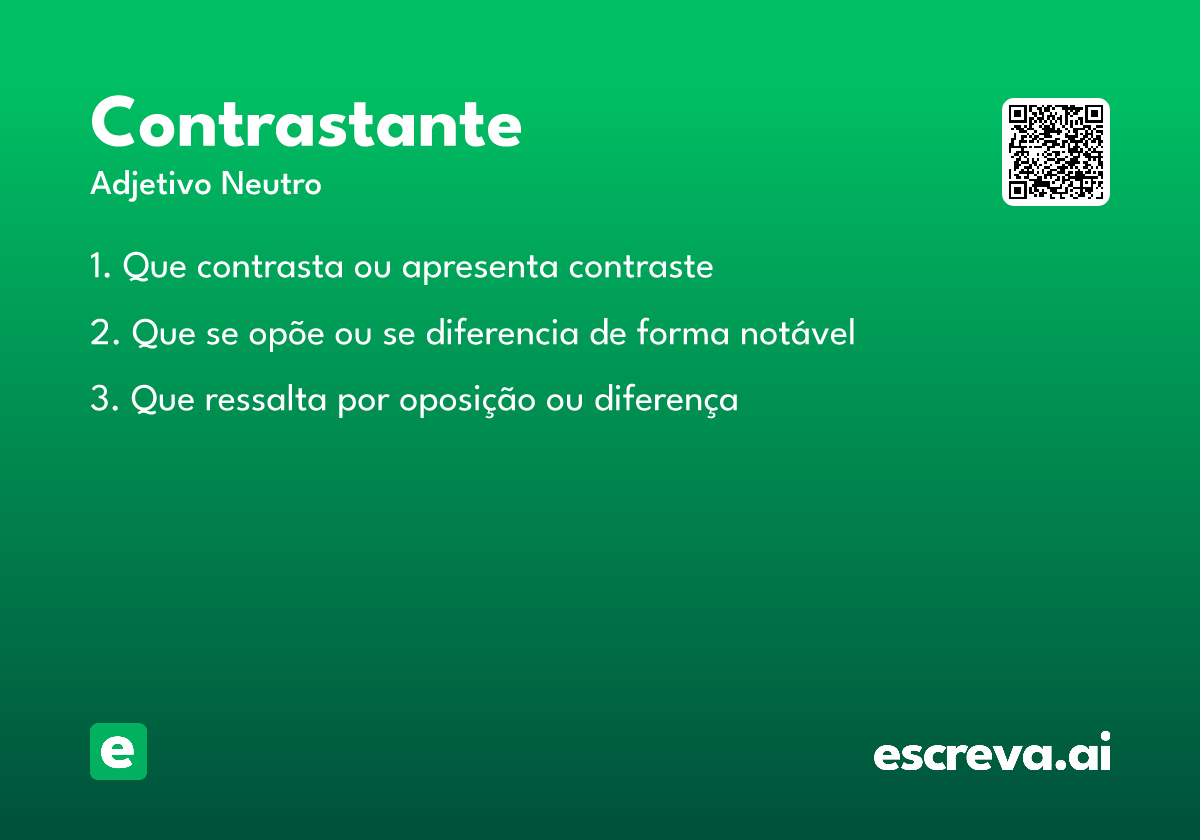 contrastante
