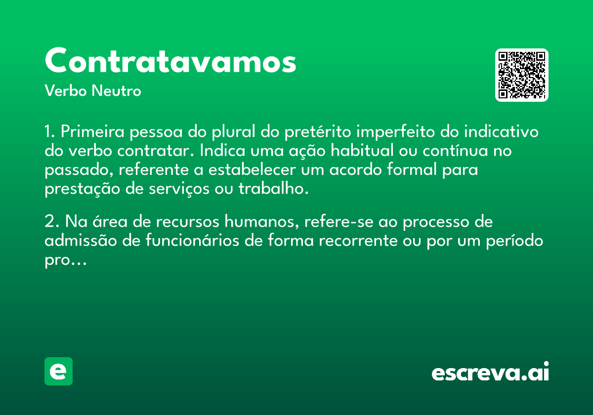 contratavamos