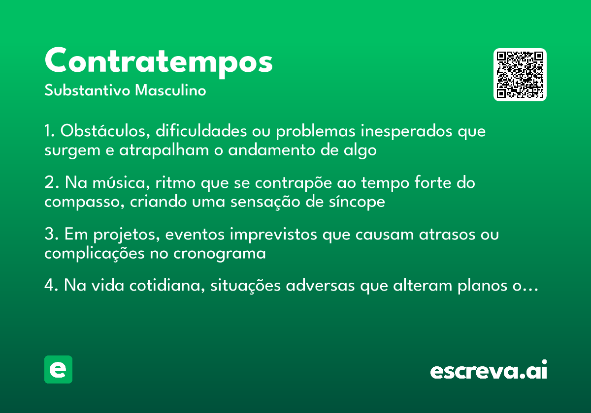 contratempos