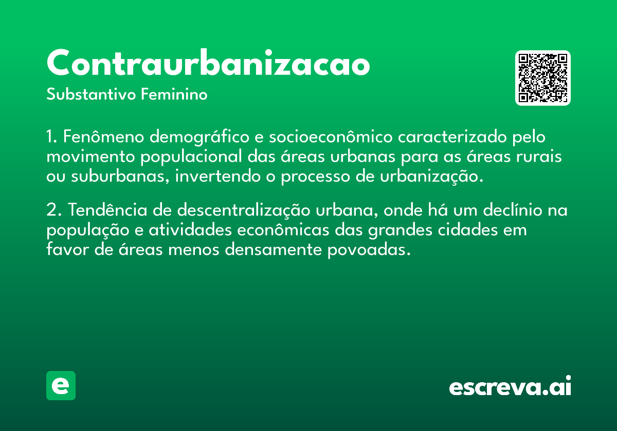 contraurbanizacao