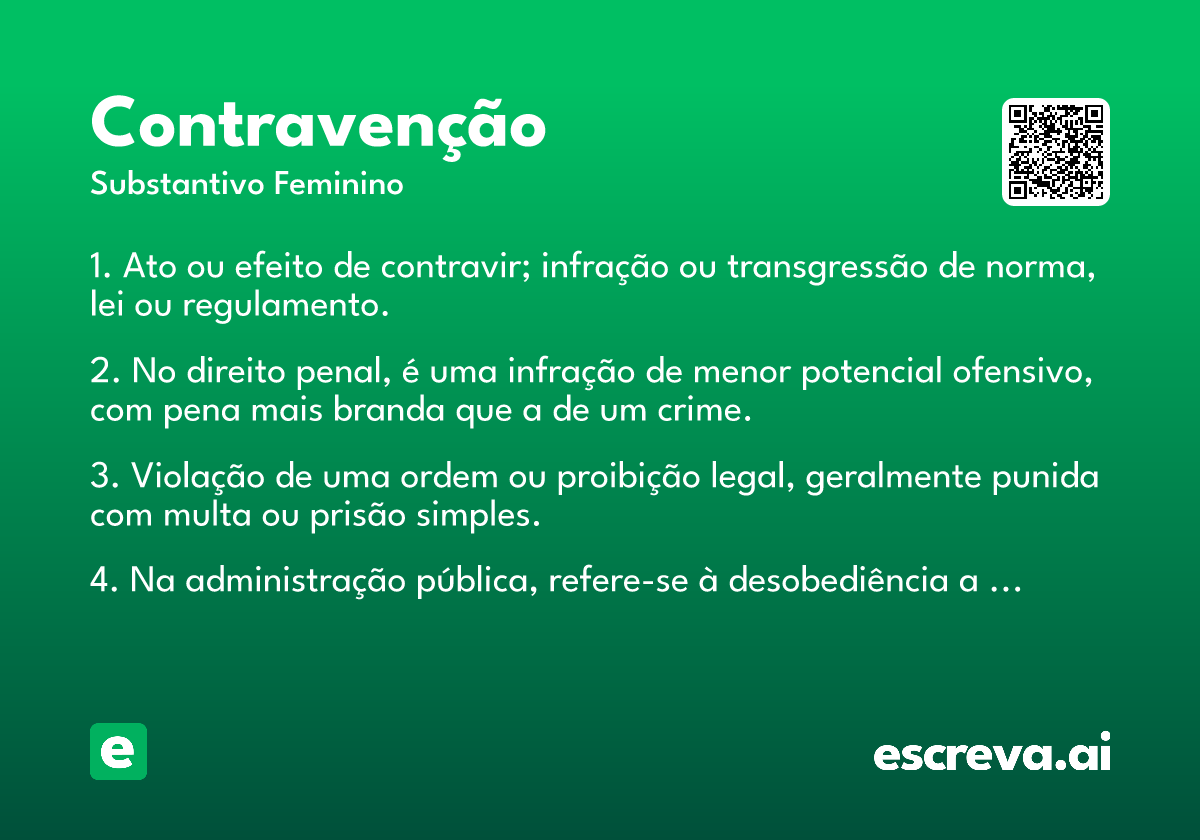 contravenção