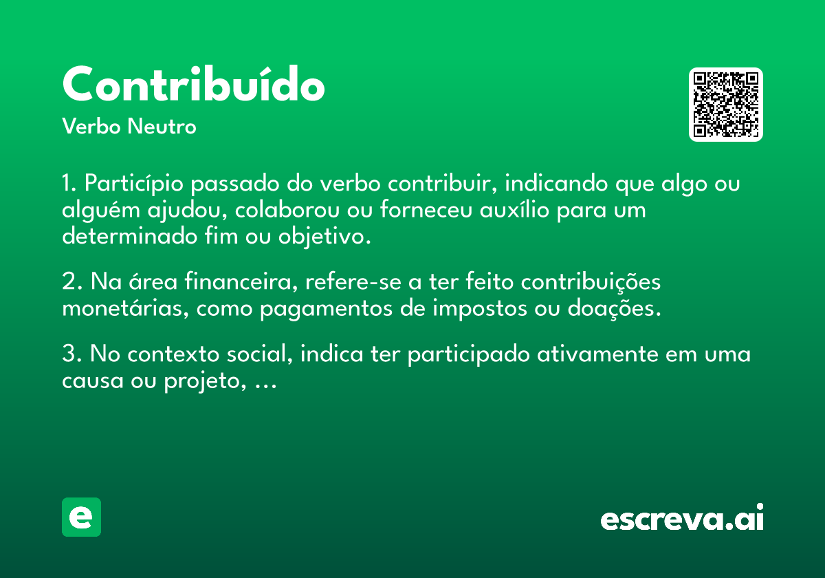 contribuído
