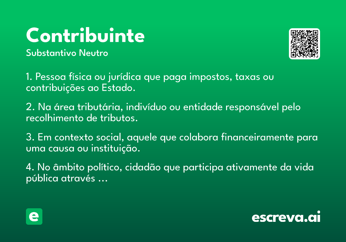 contribuinte