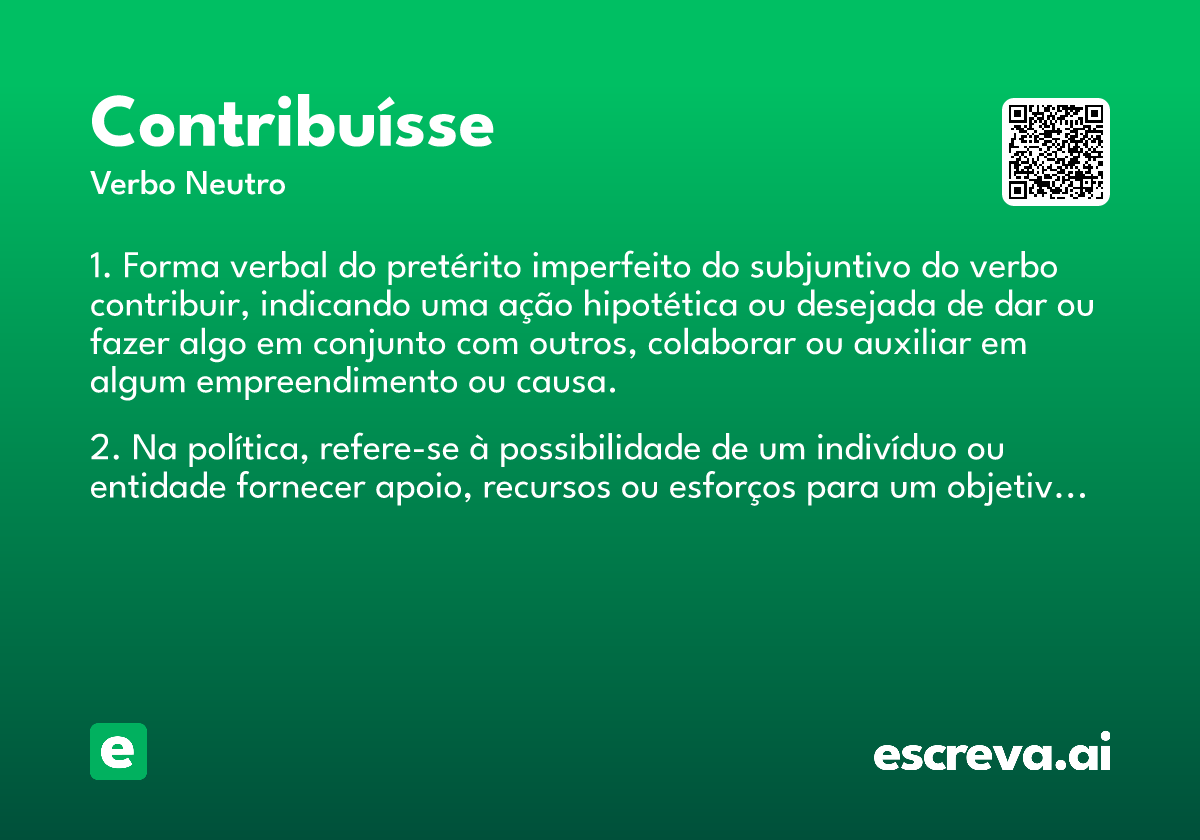 contribuísse