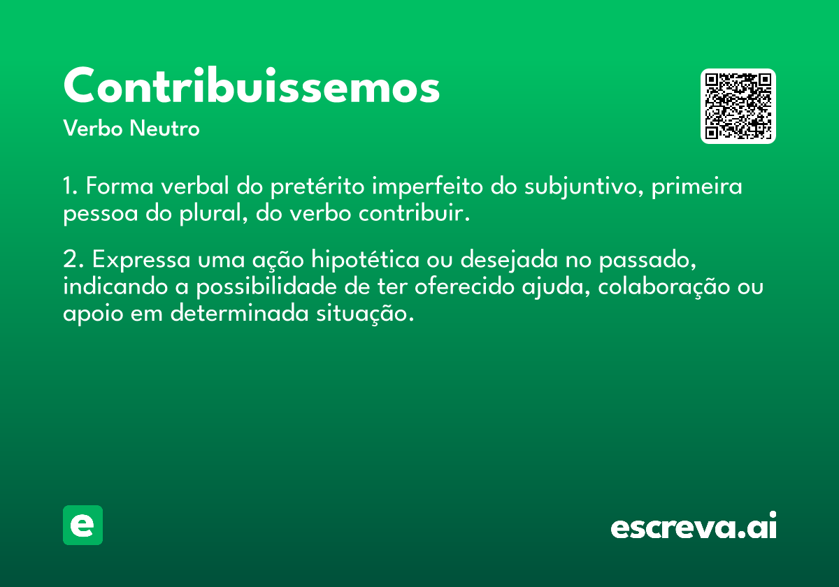 contribuissemos